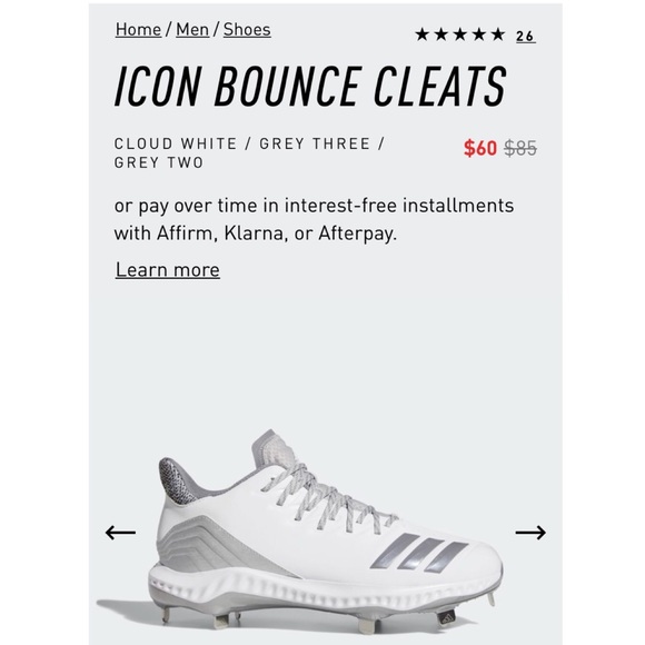 adidas icon bounce cleats